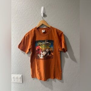 2007 Looney Tunes Crew Six Flags Shirt Youth XL‎